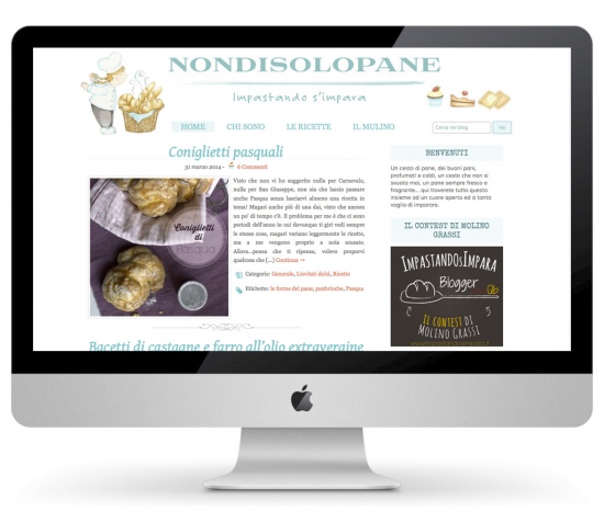 CURIOUSdesign - Nondisolopane - Impastando s&#039;impara - Screenshot della homepage