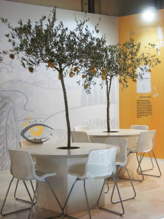 CURIOUSdesign - Stand Molino Grassi  - L&#039;area visitatori