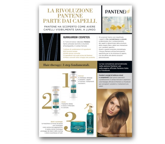 CURIOUSdesign - Pantene - Pubbliredazionale